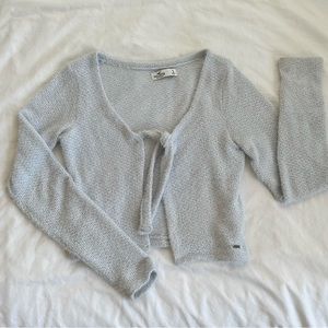 Hollister front tie cardigan